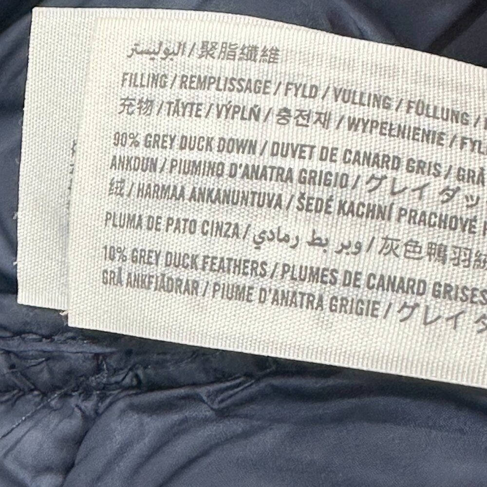Abercrombie & Fitch Down Insulated Packable Puffer Winter Jacket Navy Small - Picture 10 of 10